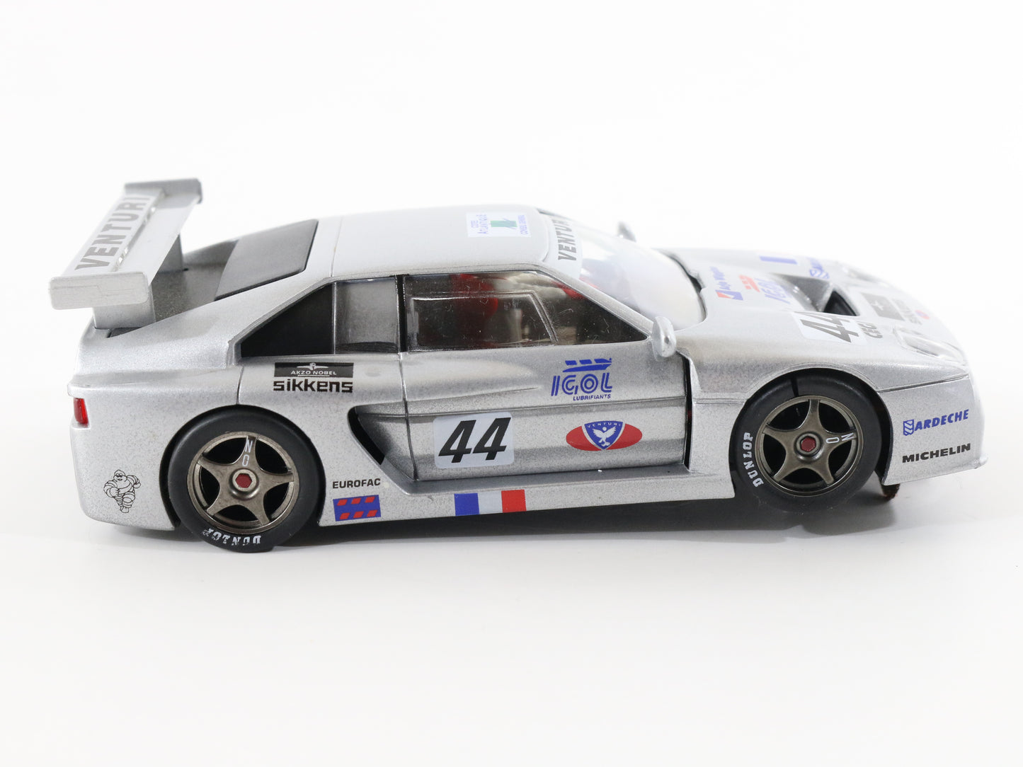 Venturi Lm #44 Igol Sikkens Silver & Black 1:32 Fly Slot Car