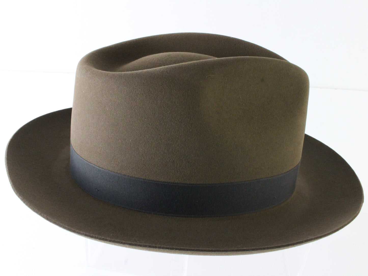 Stetson the Sovereign Mens Tawny Brown Felt Fedora W/ Feathers MULTIPLE SIZES