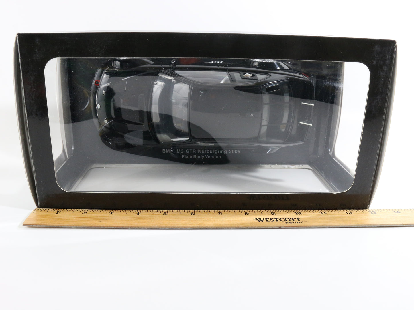 2005 Plain Body Black BMW M3 GTR 24hr Nurburgring Autoart 1:18 Model 80554