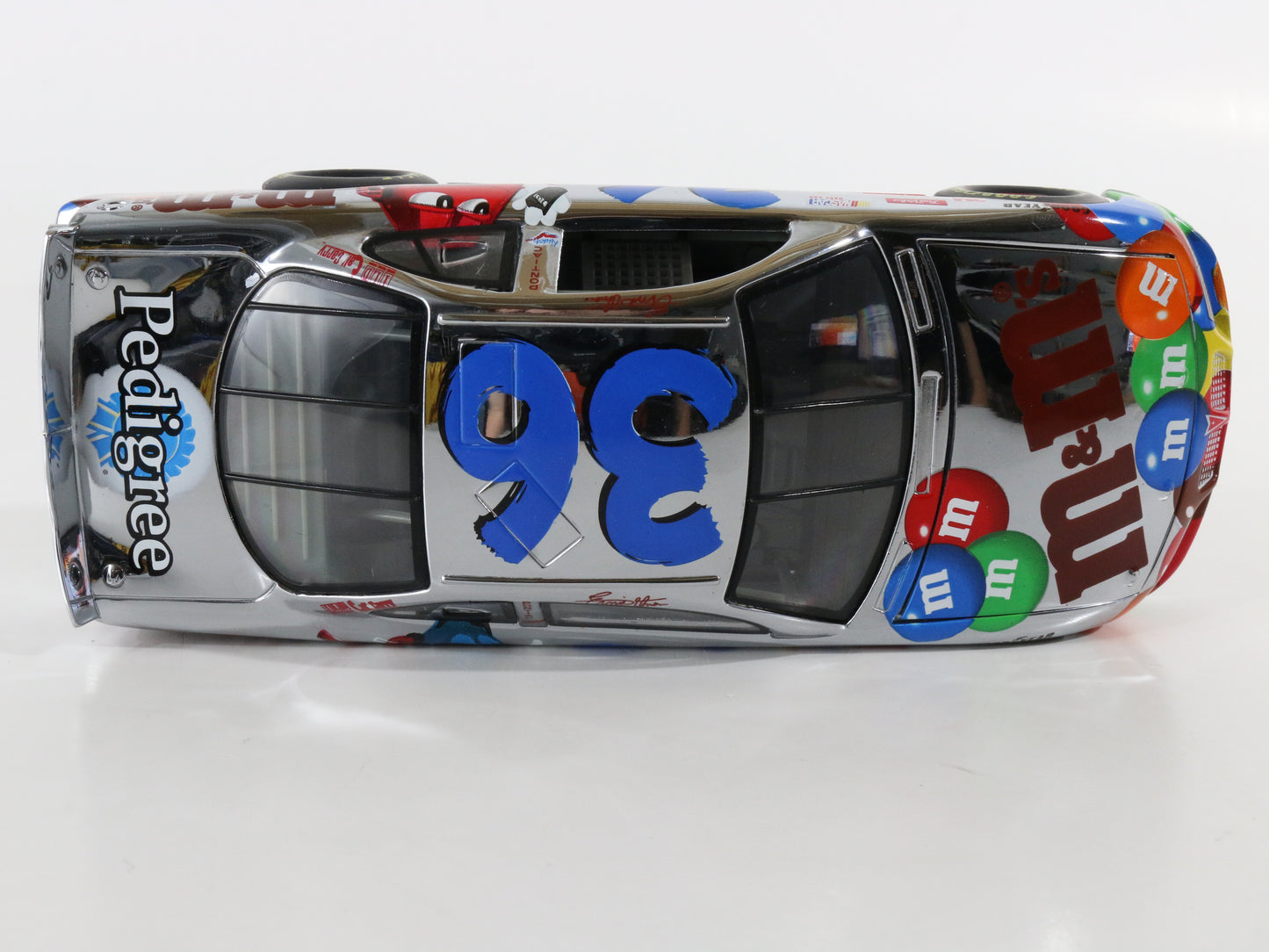 Pontiac M&M Pedigree #36 Ken Schrader Silver Brookfield 1:24 Race Car 1336