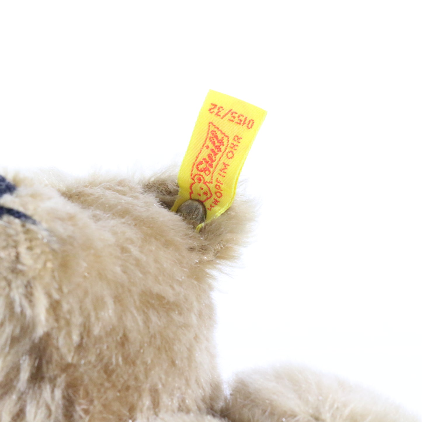 Steiff Teddy Bear 1904 Replica No. 0155/32 Margaret Woodbury 12" Mohair C.1980's