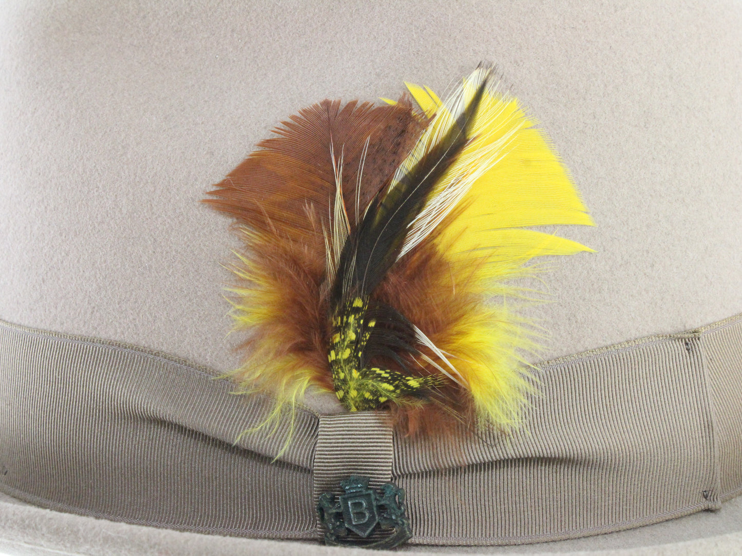 Biltmore Mens Vintage Hickory Tan Wool Felt Mens Vintage Dress Hat S