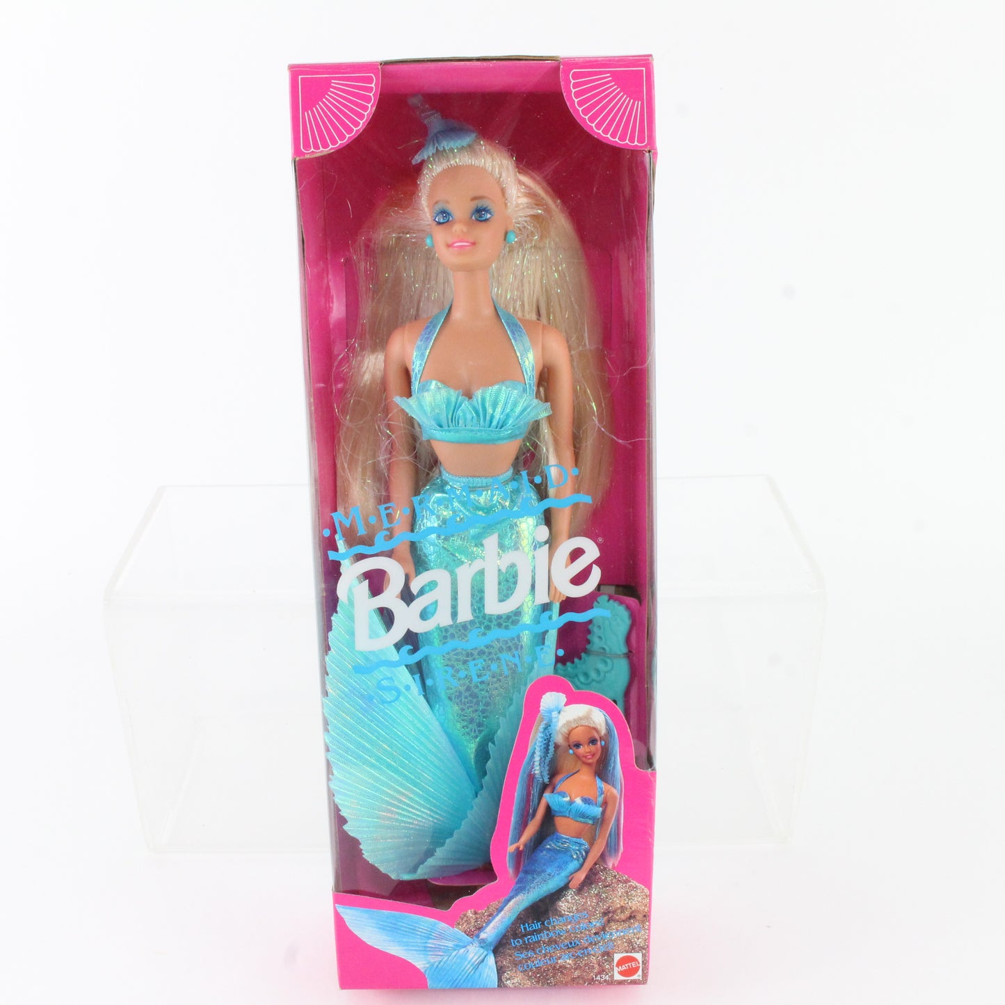 Mermaid Barbie Sirene Blonde Color Changing Hair Mattel 1434 Canadian Release