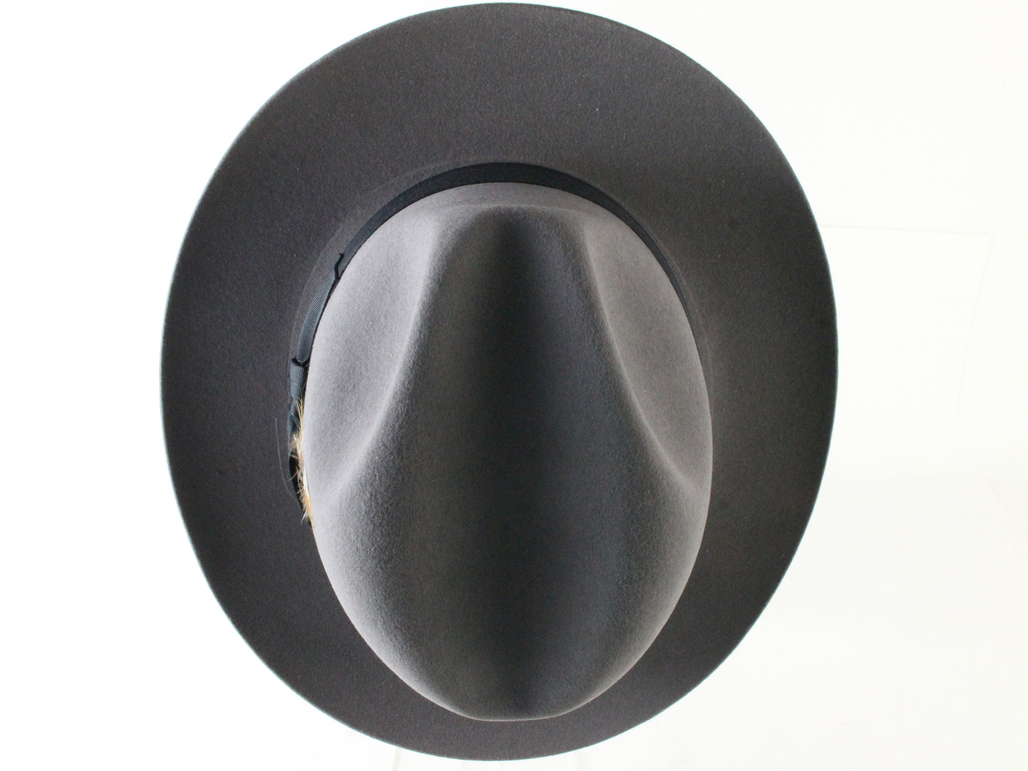 Stetson the Sovereign Mens Gray Felt Fedora W/ Stetson Pin MULTIPLE SIZES