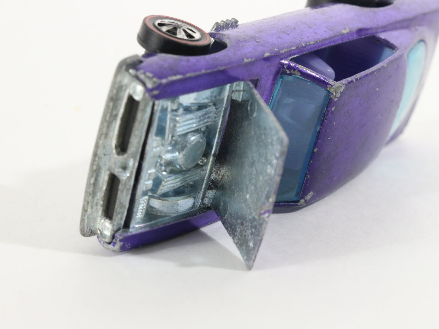 Vintage Hot Wheels Redline Custom Barracuda Purple Mattel 1967 Hong Kong