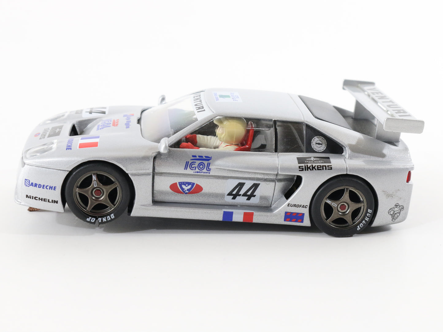 Venturi Lm #44 Igol Sikkens Silver & Black 1:32 Fly Slot Car