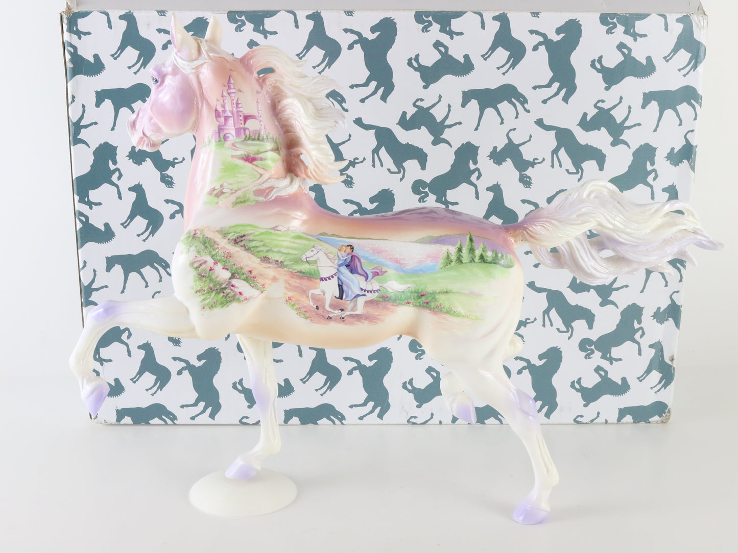 Breyer Romance Kathleen Moody Huckleberry Bey Hand Painted Horse W/ Shipping Box