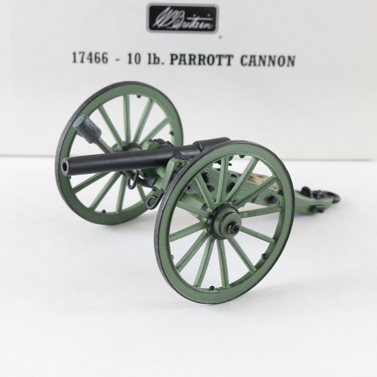 10 LB Parrott Cannon Civil War Artillery Cannon Britains 1:32 Metal Model