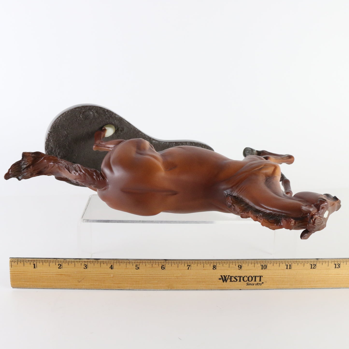 Breyer Babyflo Wyatt Gaming Stock Horse Chestnut Traditional Horse W/ Stand