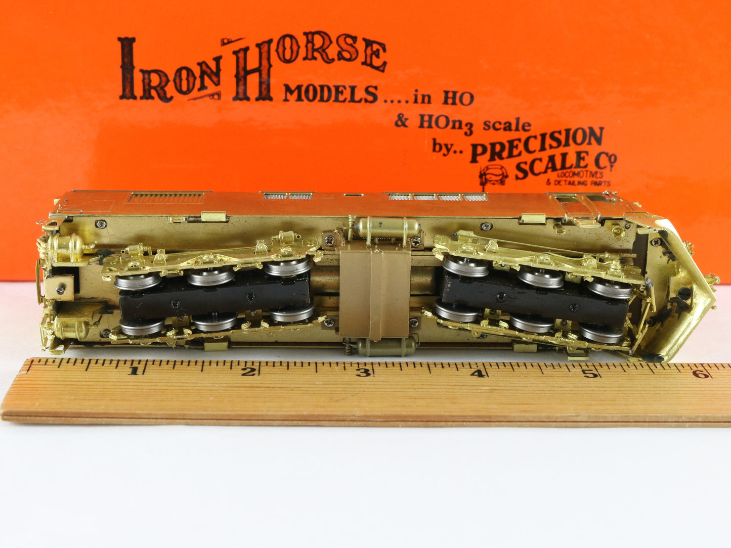 Precision Iron Horse HOn3 15542 White Pass Class 90 GE Brass Diesel Locomotive