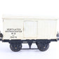 White Ventilated Refrigerator Car 151276 Hornby Meccano O Vintage Train rare insulated wagon for perishables