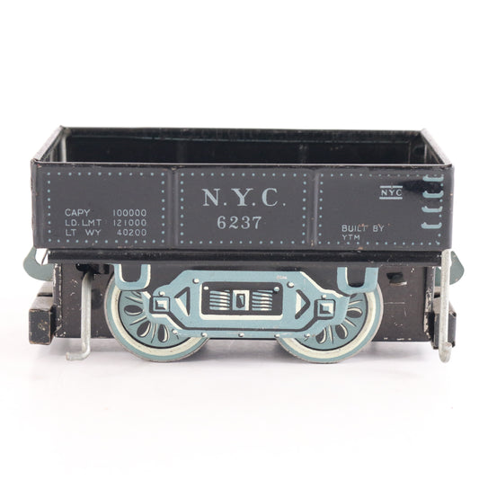 New York Central NYC 6237 Alps Tin Litho Steam Loco Tender Japan 4" small-scale Japanese tin train component