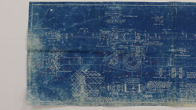 Santa Fe Side Rods Motive Power Train Blueprint 43 143? May 21 1936 41"