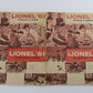 Lot Of 2 Vintage Lionel Train & Science Lines Catalogs 1961