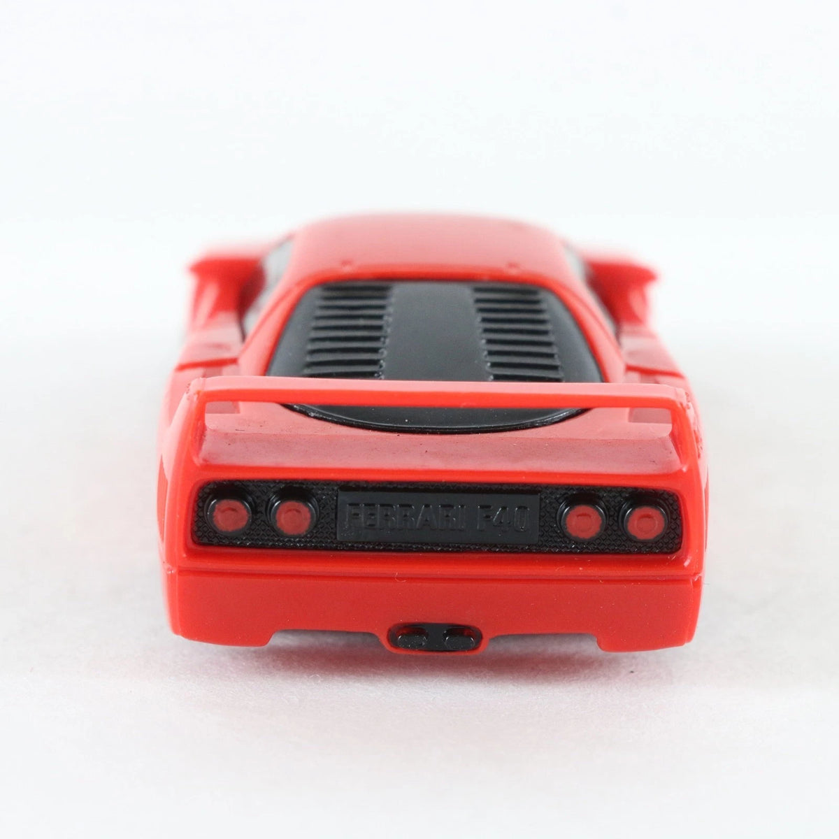 Tyco TCR Ferrari F40GT Red Black Slotless HO Slot Car NICE, WORKING