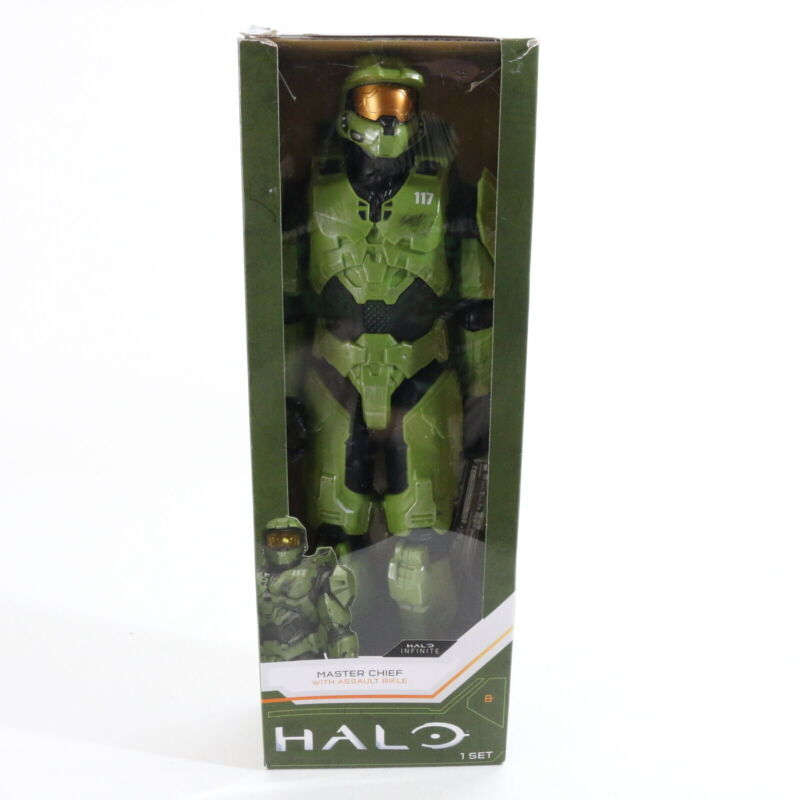 Master Chief W/ Assault Rifle Halo Infinite Wave 1 Jazwares WCT 343 Xbox