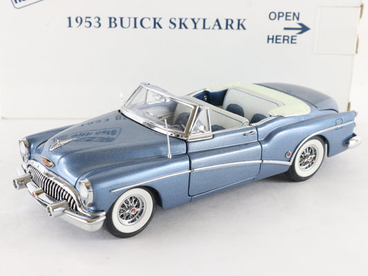 1953 Buick Skylark Blue Convertible Danbury Mint 1:24 Diecast Car