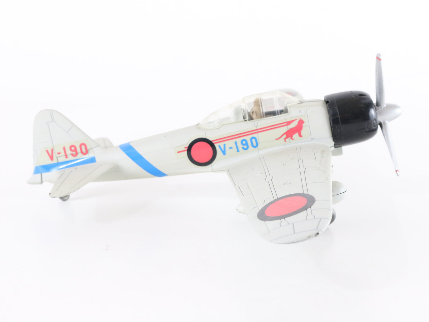 Mitsubishi A6m Zero Military Fighter Plane Toy Mark 7.5"