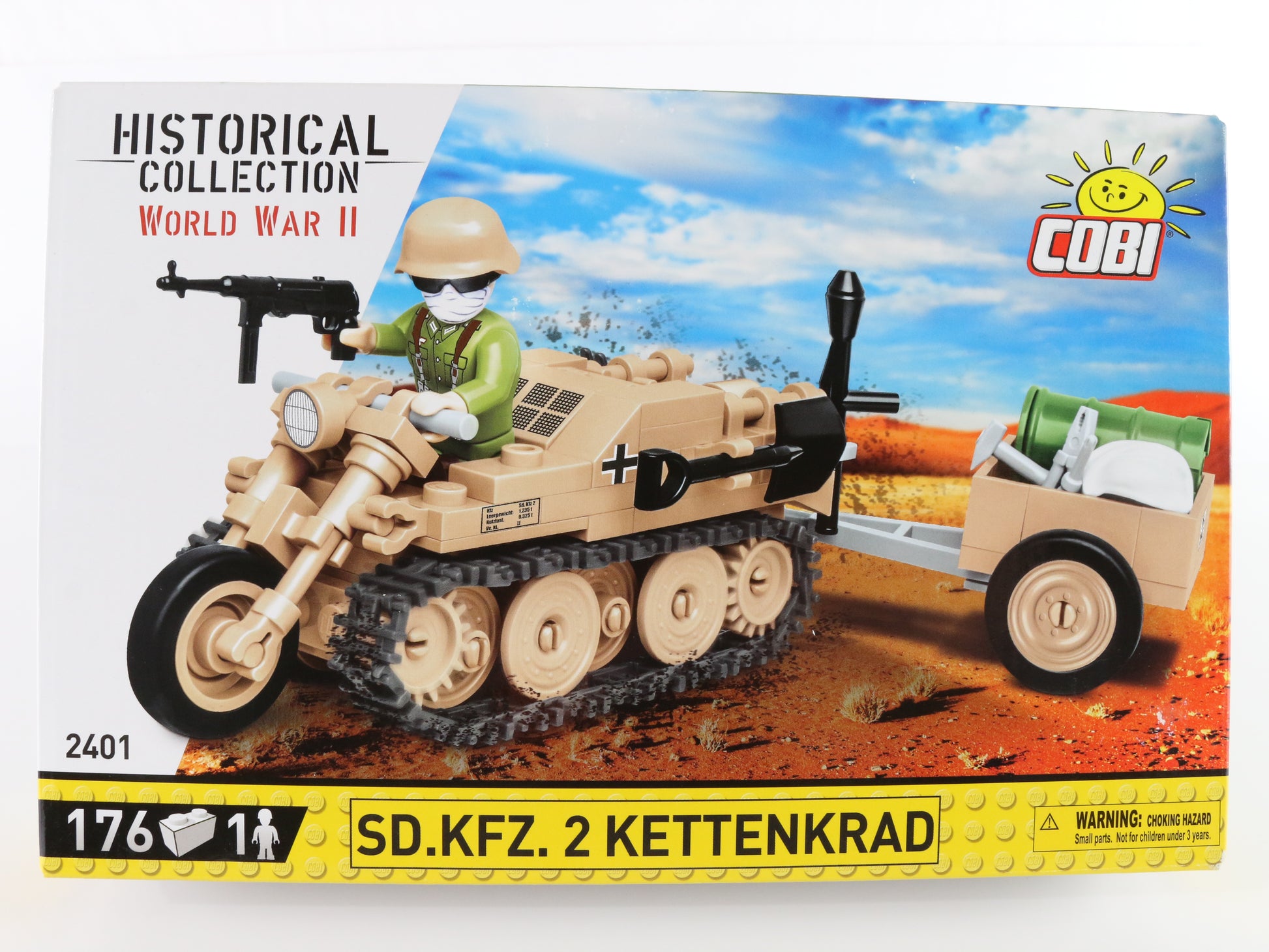 Sd.kfz. 2 Kettenkrad Half Truck WW2 German Historical Collection Cobi 2401