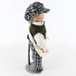 American Country Classics Daily News 15.5" Porcelain Doll W/ Clothes & Bag 11/50