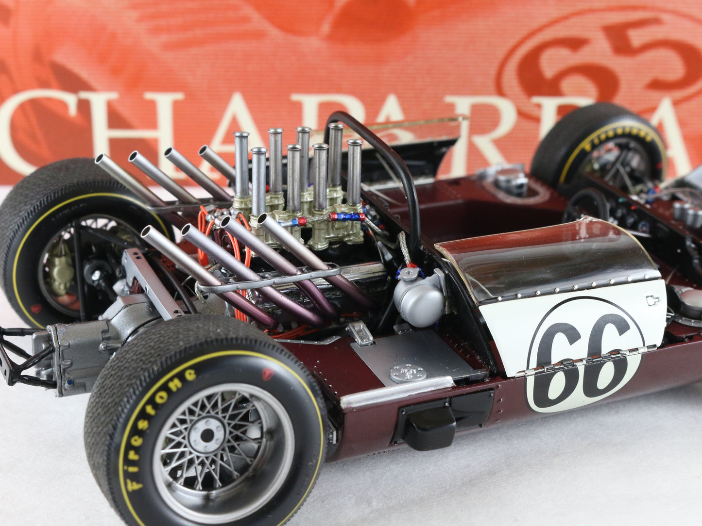Exoto 1:18 1st ROAD AMERICA 500 1965 Exoto Chaparral 2 No. 66