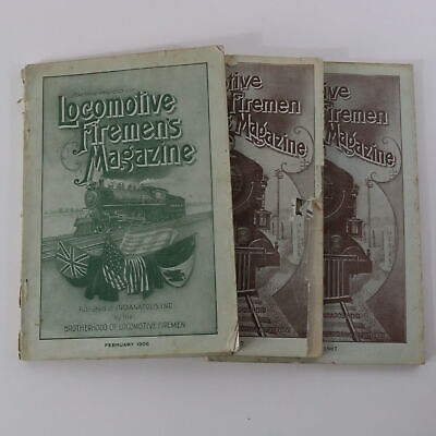 1906-07 Brotherhood of Locomotive magazines