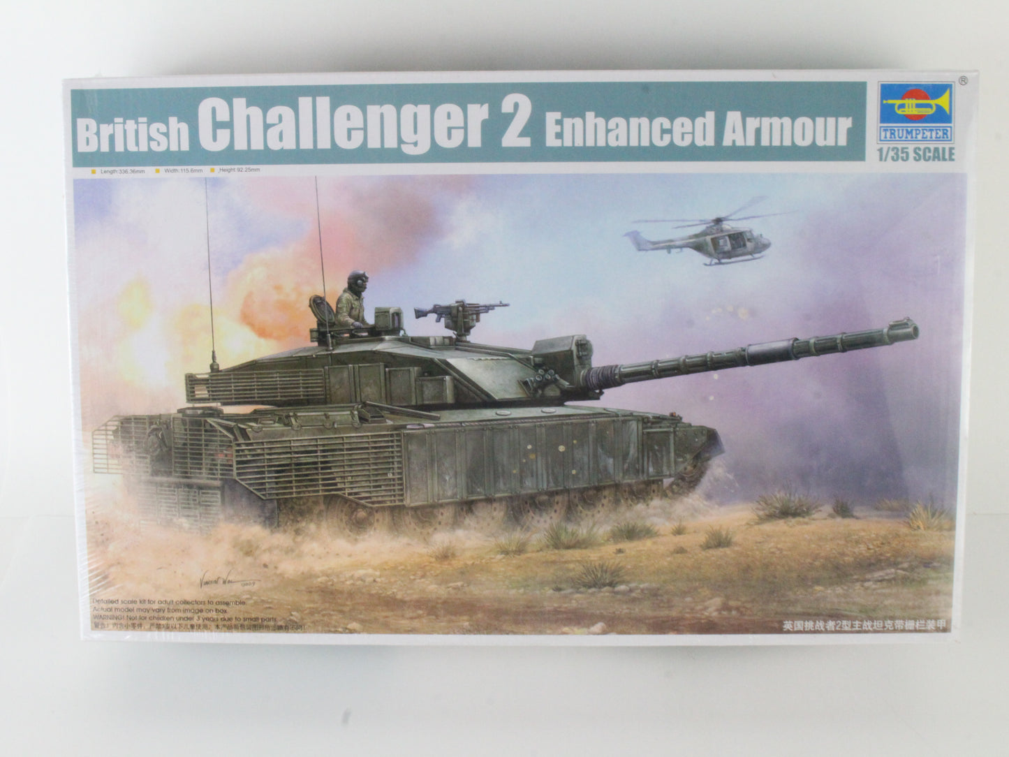 British Challenger 2 Enhanced Armour 1:35 Trumpeter Model Kit 01522