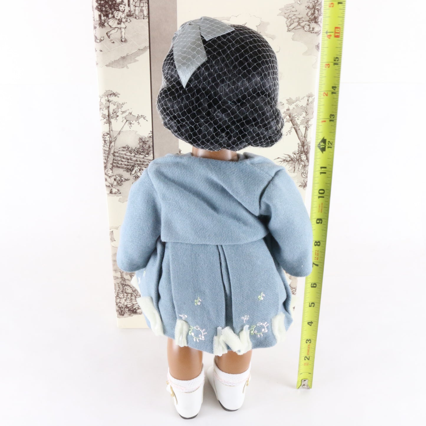 Terri Lee Bonnie Lou Sunday Best Black 16" Doll W/ Blue Dress & Extras 90023