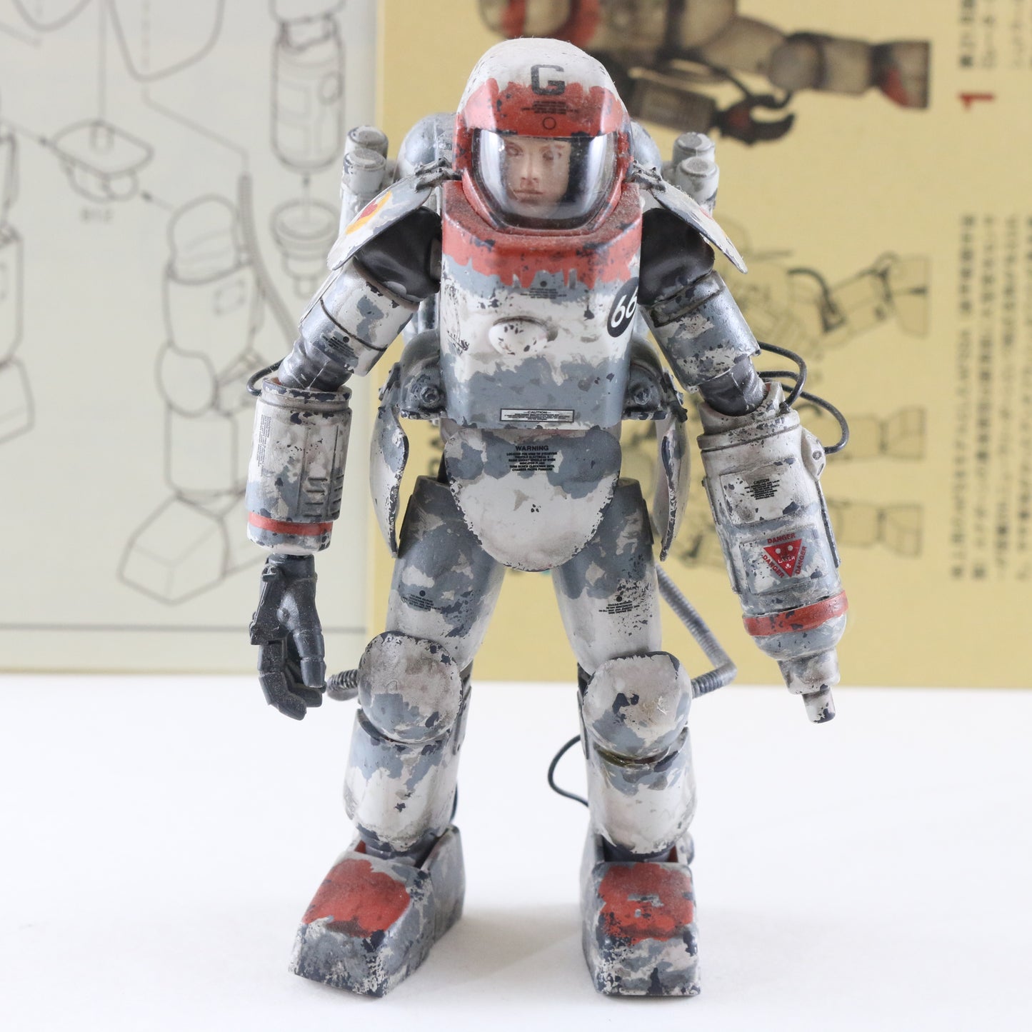 Ma.k. Maschinen New Rally Pawn Armored Fighting Space Suit 1:20 Built Painted