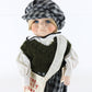 American Country Classics Daily News 15.5" Porcelain Doll W/ Clothes & Bag 11/50