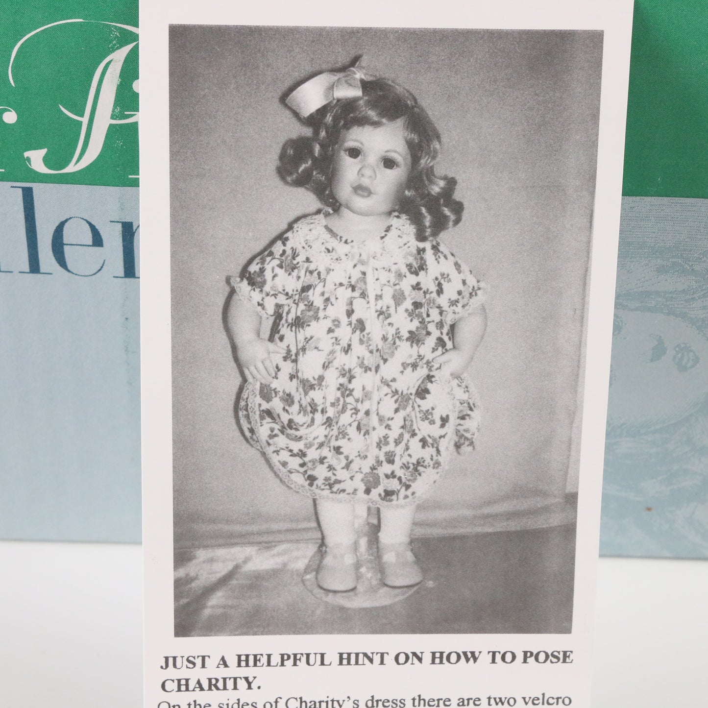 Charity Jeanne Singer Masterpiece Gallery 22" Porcelain Doll 202/2000 Ba247