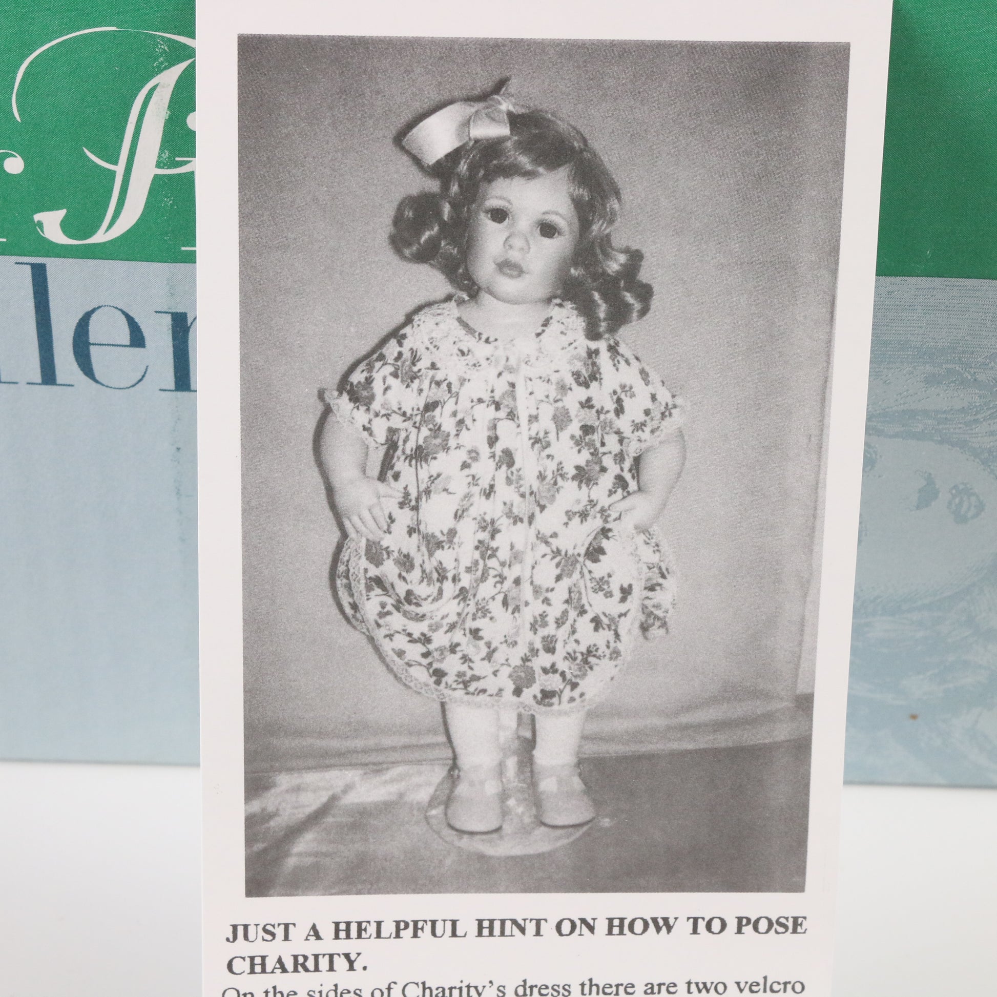 Charity Jeanne Singer Masterpiece Gallery 22" Porcelain Doll 202/2000 Ba247