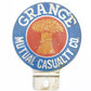 Grange Mutual Casualty Co. 4.5��� Metal License Topper