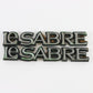 Lot Of 2 1977-83 Buick Lesabre Rear Quarter Nameplate Badges 5"