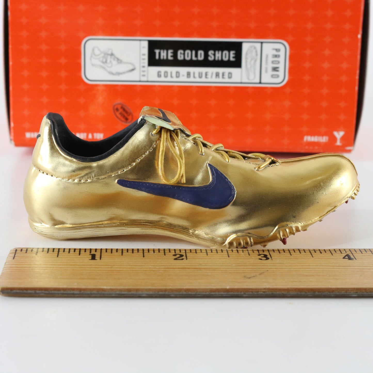 Nike Classics Bowen The Gold Shoe Red/blue Series 1 Ceramic Shoe Promo