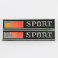 Lot Of 2 1977-80 Dodge Adventurer Truck Sport Fender Tag 3.5"