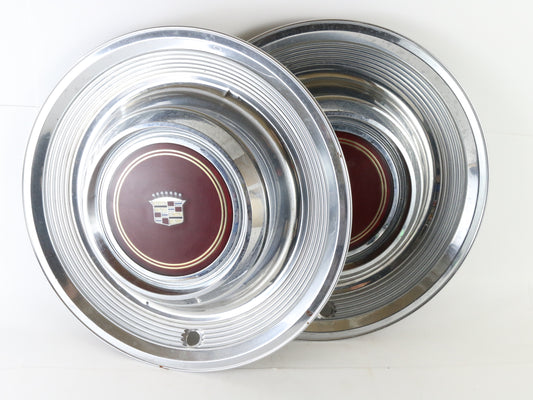 Lot Of 3 Vintage Mercedes Metal Wheel Hubcaps 15"