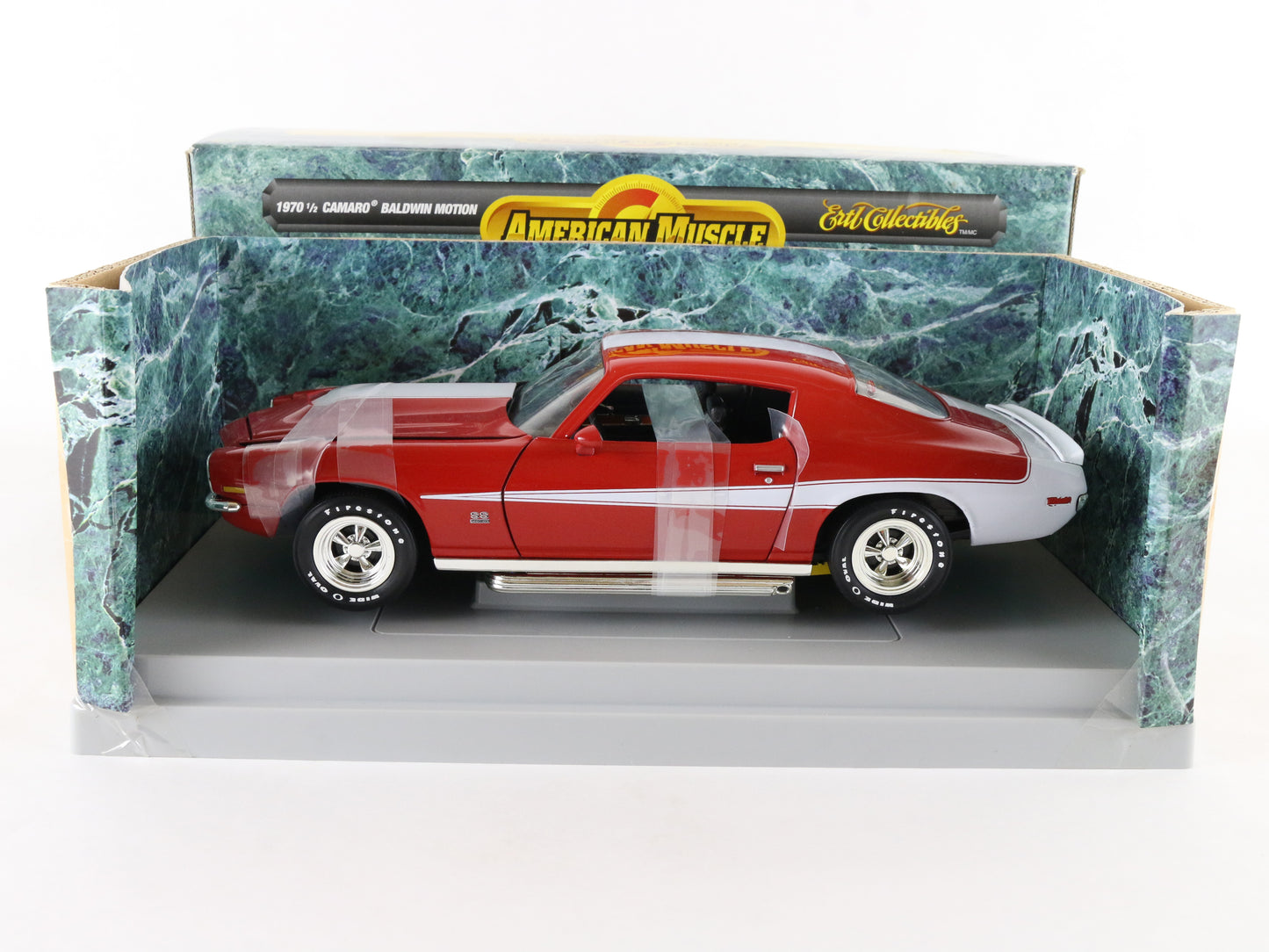 1970 1/2 Chevy Camaro Baldwin Motion Red White American Muscle ERTL 1:18 7129