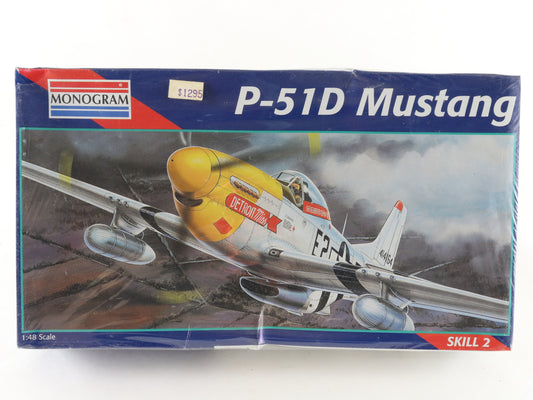 P-51D Mustang North American Fighter Plane Monogram 1:48 5207 Sealed Kit