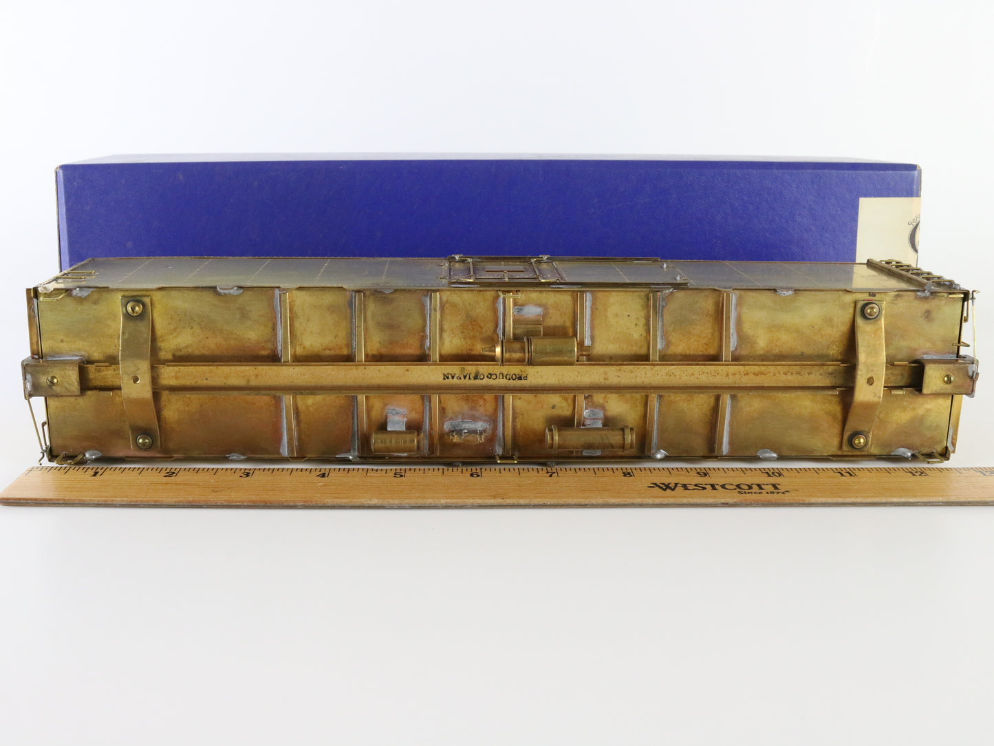 US Hobbies O 50' Express Reefer Car Unpainted Vintage Brass Train 950