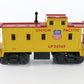 Lionel O Union Pacific UP 36565 Yellow Illuminated Caboose Car – Lionel O scale Union Pacific yellow illuminated caboose car for model railroad layouts.