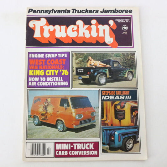 1977 Truckin Pennsylvania Truckers Jamboree Feb Vol 3 No 2 Car Magazine