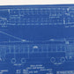 Milwaukee Electric Plan & Elevation Cars 965-974 Trolley Blueprint 1929 11"