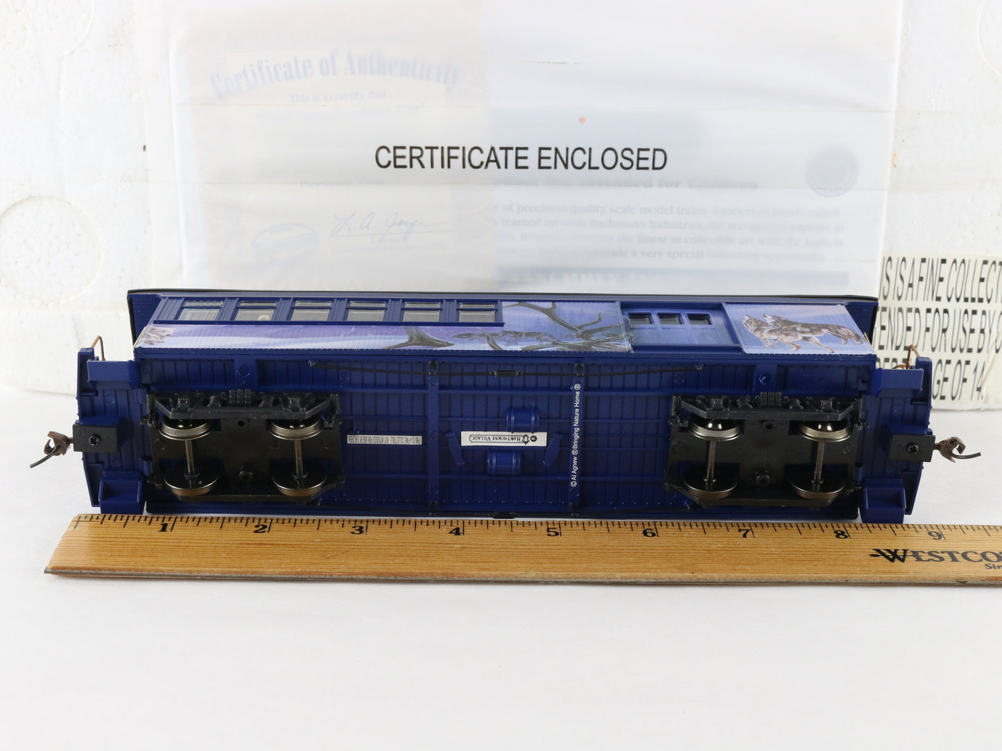 Hawthorne Village HO Wild Song Wolf Combine Train Car W/ Track 14-09137-008