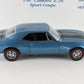 1967 Chevy Camaro Z/28 Sport Coupe Blue Black Danbury Mint 1:24 Diecast Model