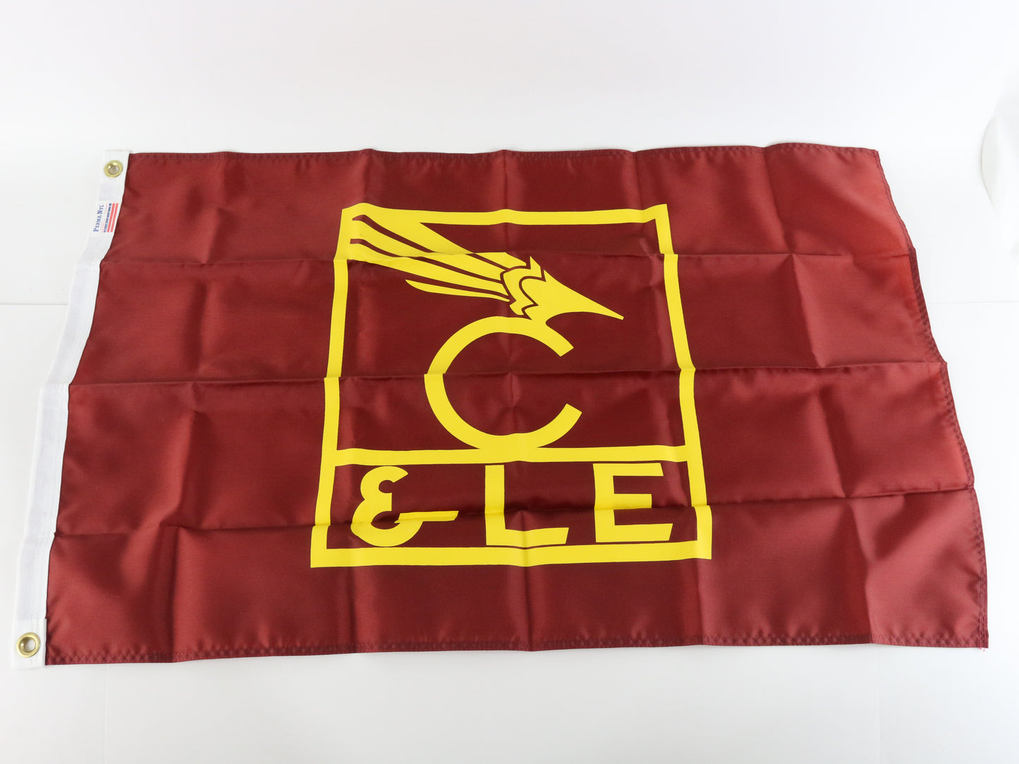 Cincinnati & Lake Erie C&LE Dark Red/Maroon Railroad Flag 2' By 3' USA Made