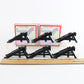 Lionel O 6-2280 Lot Of 2 Boxes (6 total Pieces) Black Plastic Bumpers end-of-track protective bumpers for layout