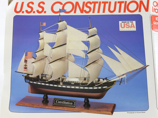 USS Constitution Scientific 1:204 Old Ironsides Ship 187 Wood Boat Kit
