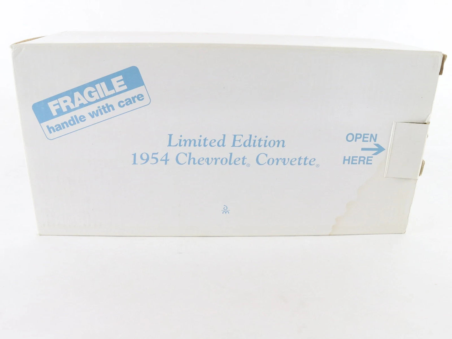 1954 Chevy Corvette Convertible Limited Edition Blue Tan Danbury 1:24 #648