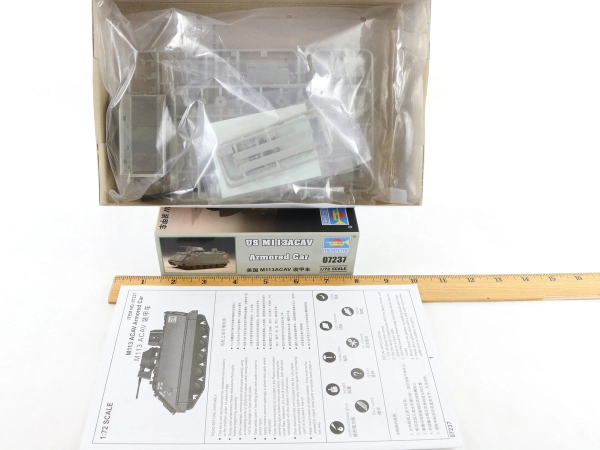 M113 ACAV Armored Car US FMC Trumpeter 1:72 07237 Military Kit